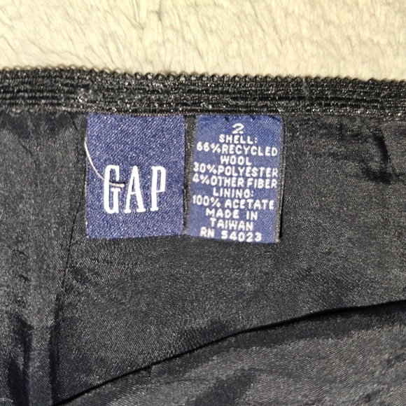 Gap Elegant Gray Wool Women's Skirt Sz 2 EUC - Picture 8 of 8